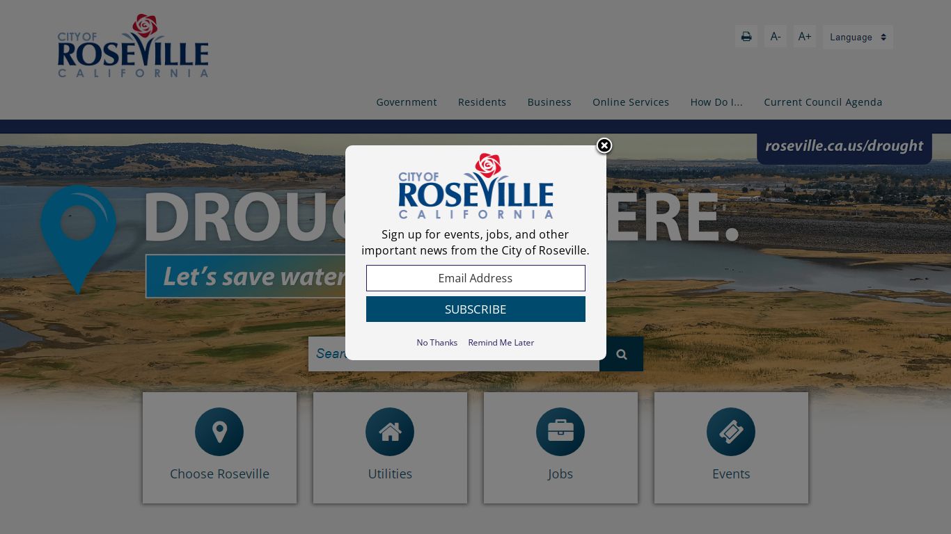 Public Records Request - City of Roseville